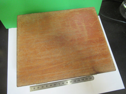 EMPTY WOOD BOX LEITZ WETZLAR GERMANY POL MICROSCOPE PART AS PICTURED Q7-A-19