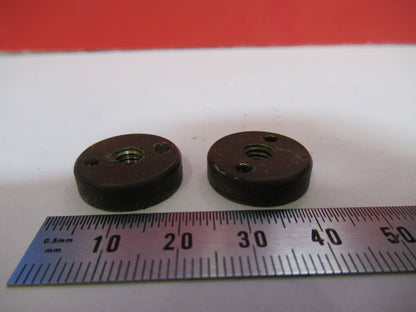 ANTIQUE LEITZ WETZLAR GERMANY BRASS SPANNER NUTS MICROSCOPE PART AS PIC V7-A-32