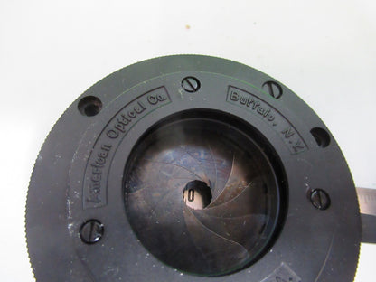 Vintage American Optical Co. American Diaphragm Iris Optics Microscope Part