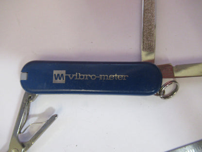 SWISS ARMY KNIFE PROMOTIONAL MEGGITT VIBRO-METER SWITZERLAND AS PICTURED T1-A-15