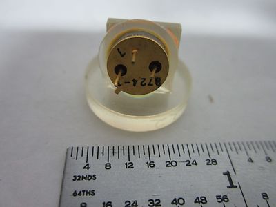 OPTICAL ZERODUR LENS + PRISM + SENSOR for  LASER OPTICS AS IS B#L6-08