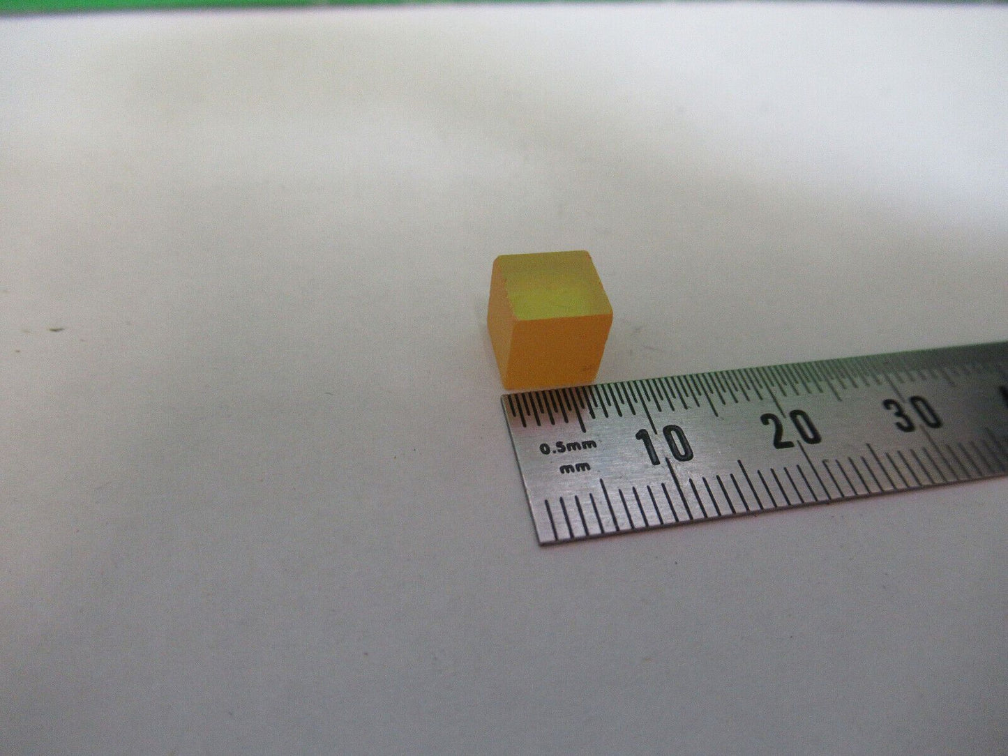 IR OPTICAL INFRARED OPTICS ZnSe CUBE LENS LASER OPTICS AS IS #Z5-A-62