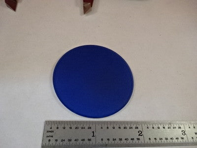 Microscope Part Blue Dull Glass Large Round Filter Optics