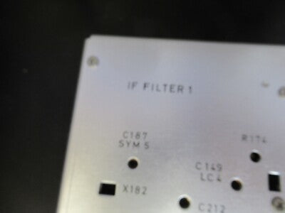 BOARD for ROHDE & SCHWARZ EMI RECEIVER IF FILTER 1 805.5337.02 &B4-A-03