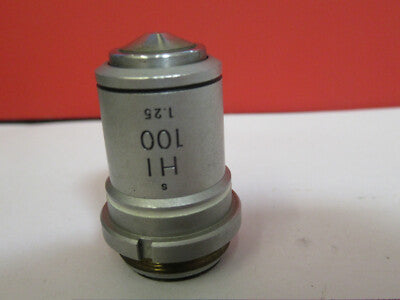 Nikon Japan Optics 100X Hi Objective Lens Microscope Part