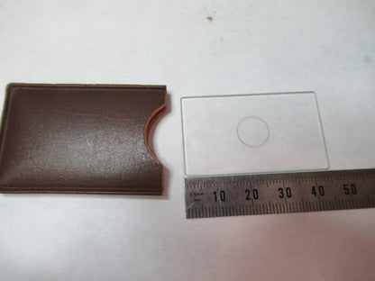ZEISS GERMANY GLASS RETICLE CROSSHAIR MICROSCOPE PART AS PICTURED V8-B-25
