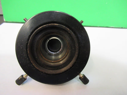 BAUSCH LOMB PARABOLOID  CONDENSER LENS MICROSCOPE PART AS PIC z7-b-01