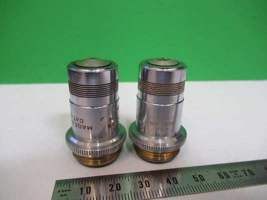 American Optical Co. Industrial Objective 45X 100X Infinity Microscope Part