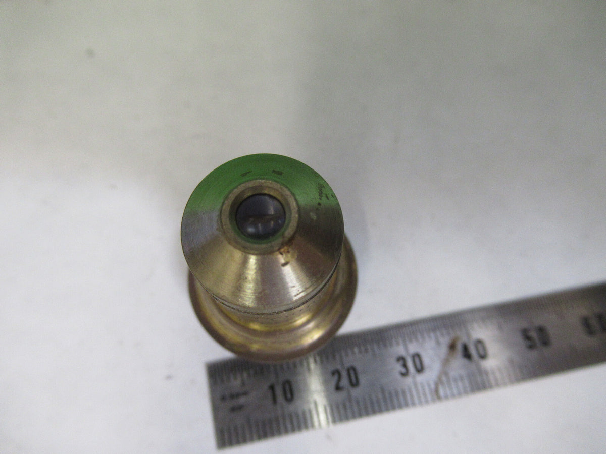 OBJECTIVE ANTIQUE BAUSCH LOMB 10X OPTICS MICROSCOPE PART AS PICTURED X2-A-94