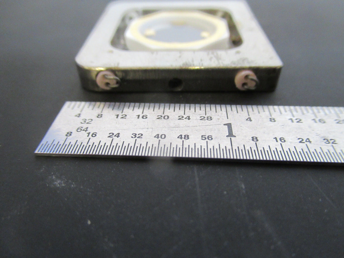 BENDIX FLATPACK LATERAL FIELD QUARTZ CRYSTAL UNKNOWN FREQUENCY AS PIC #FT-1-A-80
