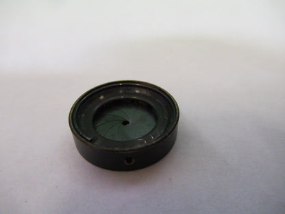 OPTICAL  IRIS DIAPHRAGM in Brass OPTICS MICROSCOPE PART AS PICTURED U8-A-68