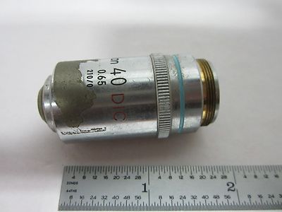 NIKON DIC M PLAN 40X OBJECTIVE MICROSCOPE OPTICS BIN#J7-17