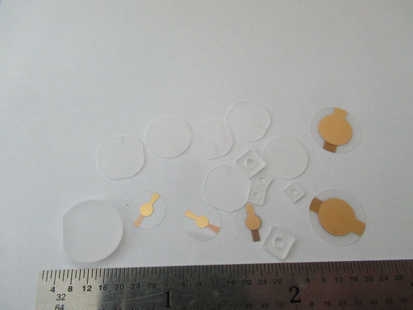 LOT BLANK PIEZOELECTRIC QUARTZ CRYSTAL X- Y- YX-CUT PIEZO SENSOR AS PIC #F5-A-63