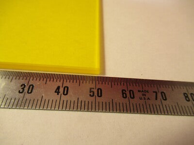 OPTICAL GLASS YELLOW FILTER PRO OPTICS AS PICTURED &T6-A-03