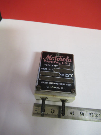 Motorola Galvin Fmt Quartz Crystal Antique