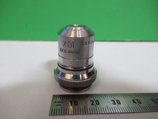 Bausch & Lomb 10X Objective Optics Lens Microscope Part