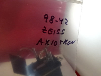 ZEISS AXIOTRON GERMANY 452856 ASSEMBLY MICROSCOPE PART OPTICS AS IS &98-42