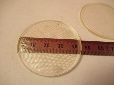 NIKON ECLIPSE E400 PLASTIC DIFFUSER LENSES MICROSCOPE PART AS PICTURED FT-2-60