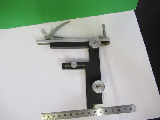 UNIVERSAL STAGE CLIPS XY WORKS FINE MICROSCOPE PART AS PICTURED T4-B-37