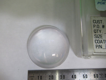 OPTICAL VIRGO PLANO CONVEX 50 FL 38mm LENS PHOTONICS OPTICS AS PICTURED T6-B-21