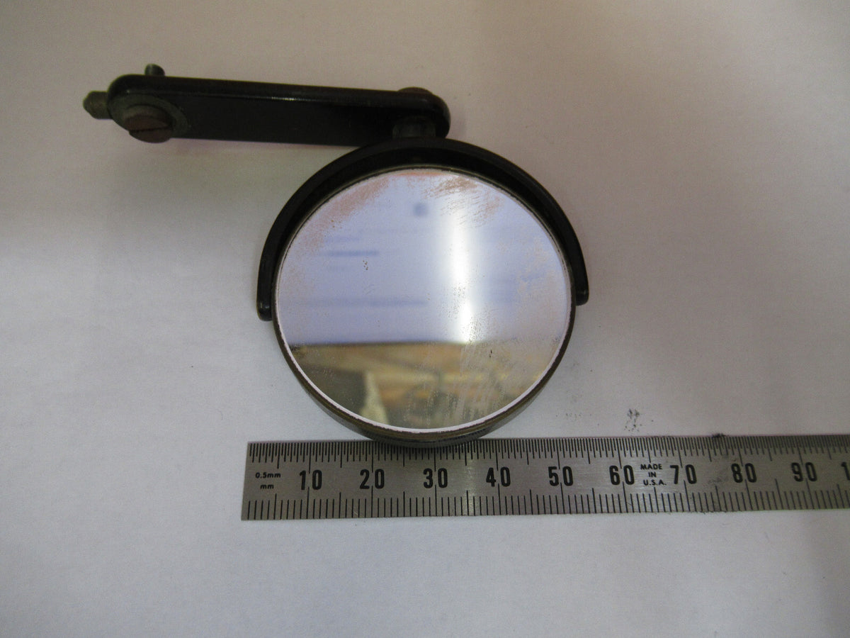 ANTIQUE BAUSCH LOMB MIRROR ASSEMBLY MICROSCOPE PART AS PICTURED S4-B-30
