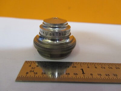 Antique Ernst Leitz Wetzlar Objective 3mm Microscope Part