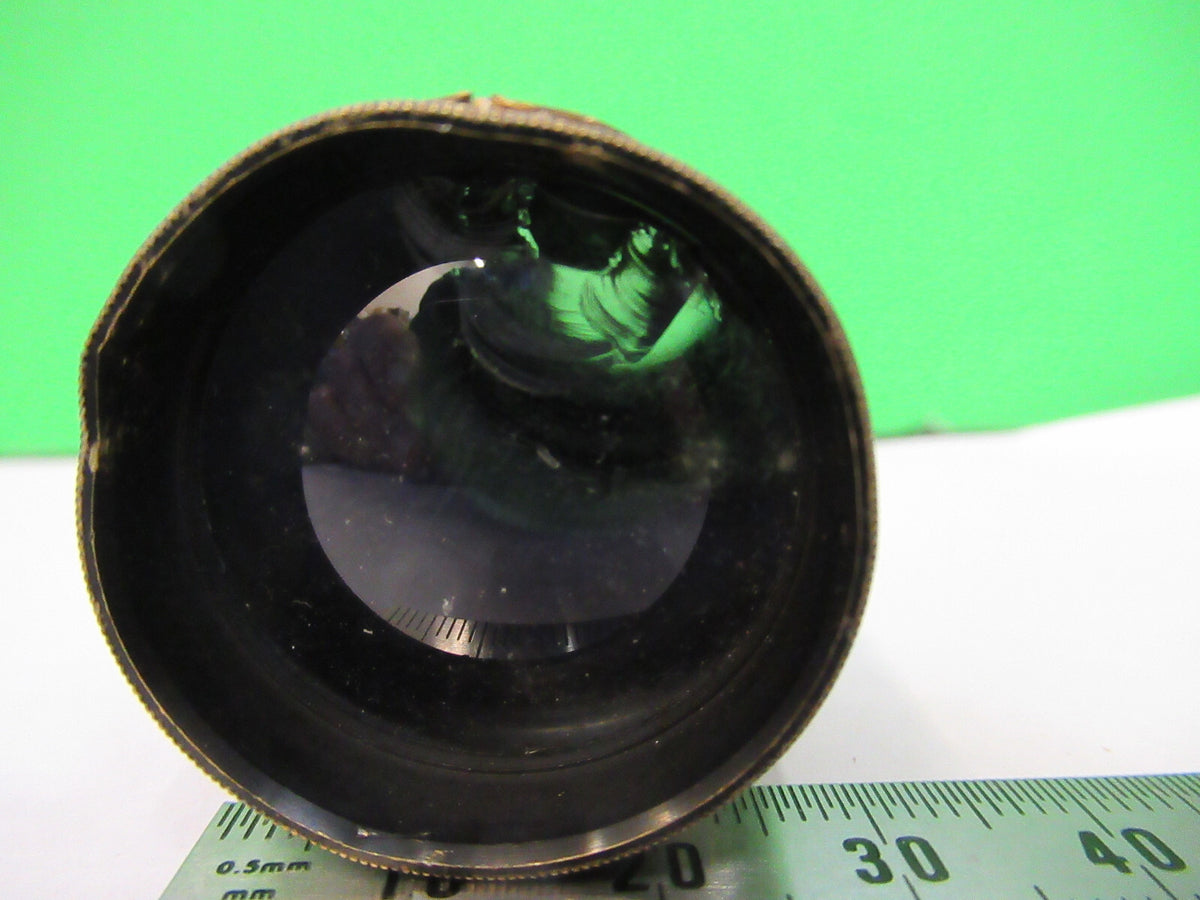 FOR PARTS ANTIQUE LONDON BRASS EYEPIECE LENS MICROSCOPE PART AS PICTURED X6-A-95
