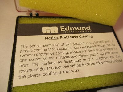 OPTICAL EDMUND OPTICS HOT MIRROR 46386 PRO LASER OPTICS AS PICTURED &14-A-53