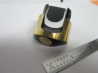 MICROSCOPE PART PRISM MOUNTED IN BRASS BAUSCH MAYBE?? OPTICS BIN#45-15
