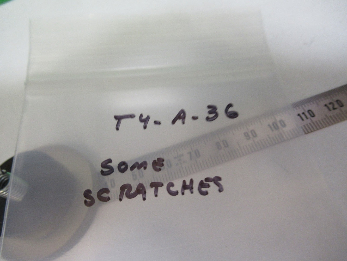 OLYMPUS JAPAN CONCAVE some scratches MIRROR MICROSCOPE PART AS PICTURED T4-A-36