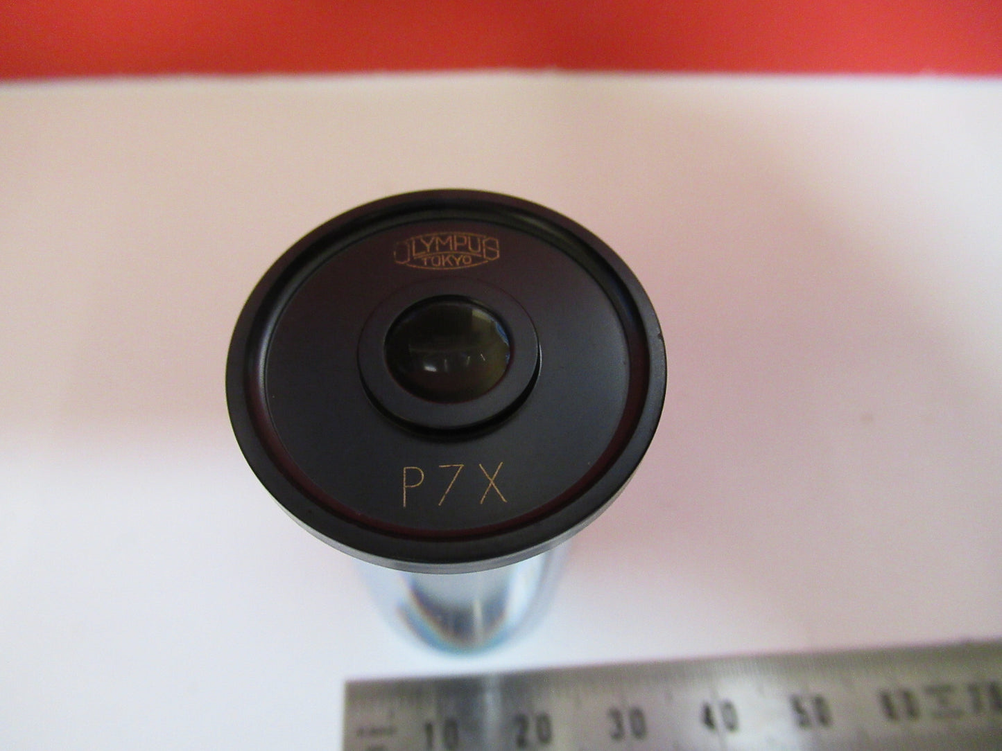 OLYMPUS JAPAN EYEPIECE OCULAR P7X  LENS  MICROSCOPE PART As Pictured S8-B-62