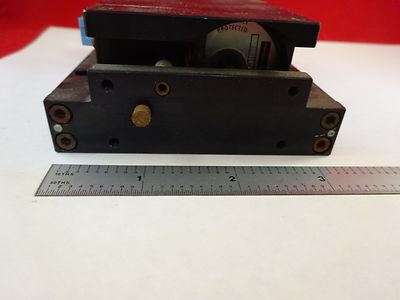 MICROSCOPE PART POSITIONING ARDEL KINAMATIC MICROMETER STAGE AS IS BIN#F8