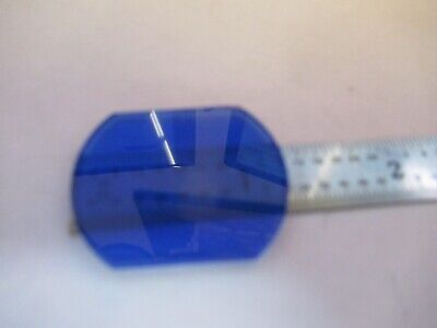 ZEISS GERMANY STEREO BLUE FILTER LENS MICROSCOPE OPTICS PC AS PICTURED &3K-A-73