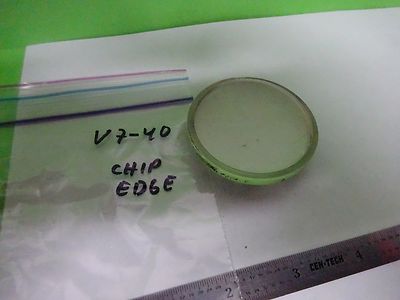 Optical Large Convex Concave Lens [chip on edge] Laser Optics
