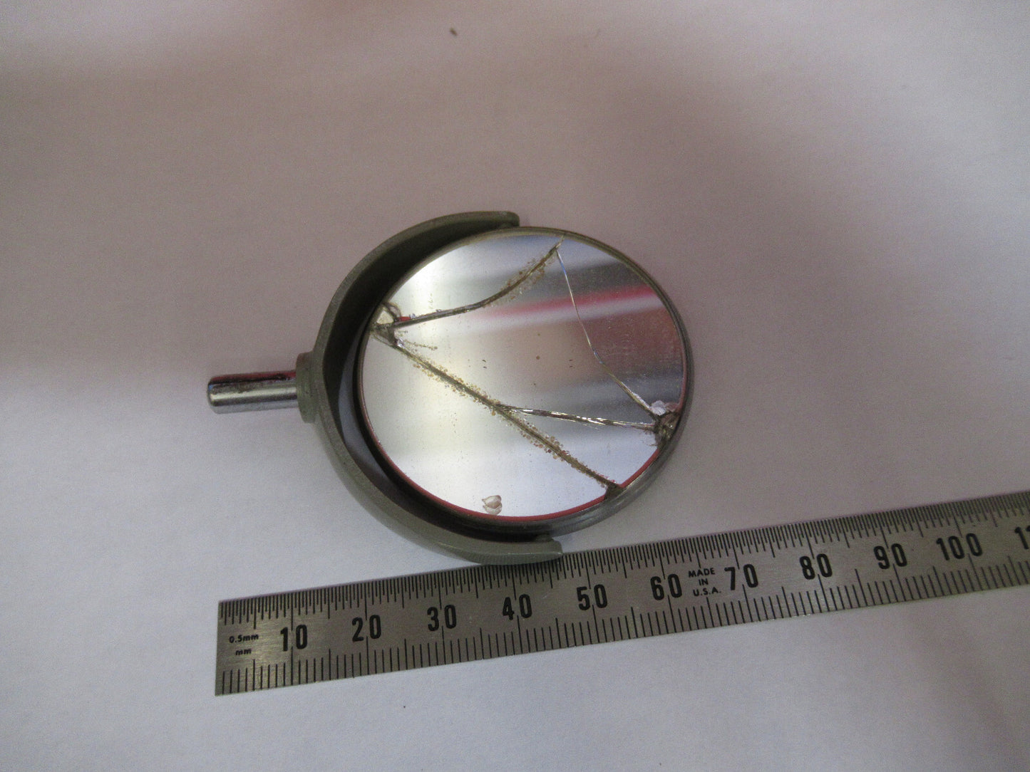 FOR PARTS KYOWA JAPAN MIRROR ASSEMBLY OPTICS MICROSCOPE PART AS PICTURED T9-A-03