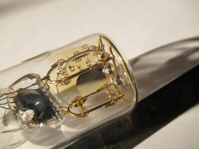 Antique Quartz Radio Crystal Russian Glass Holder Frequency Control