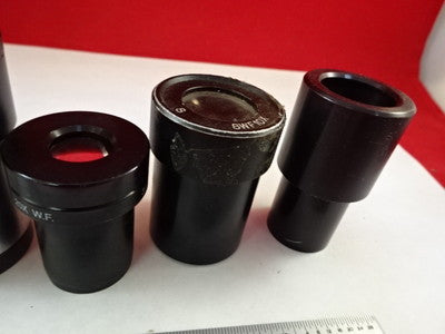 FOR PARTS MICROSCOPE PART LOT EYEPIECES OCULAR OPTICS AS IS BIN#T1-B-09