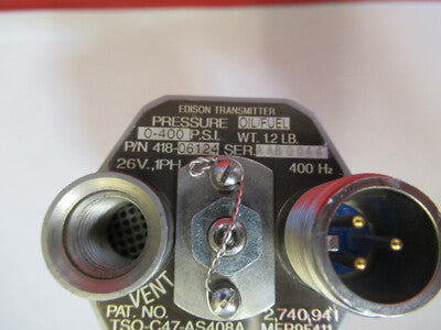 Meggitt Transmitter Pressure 418-06124 Aircraft Part