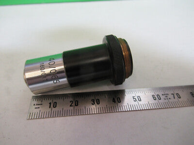 AUS JENA 40X /160 LENS OBJECTIVE LOT MICROSCOPE PART AS PICTURED Z1-A-58