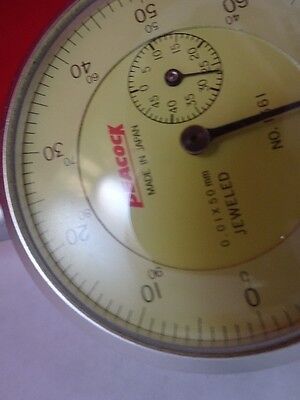 PEACOCK JAPAN MICROMETER GAGE DIAL AS PICTURED &K2-B-84