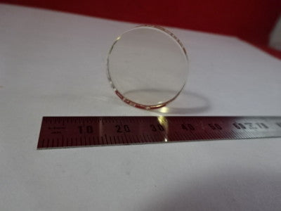 OPTICAL ZERODUR FLAT 1" DIAMETER LASER PRO OPTICS AS IS &AV-A-32