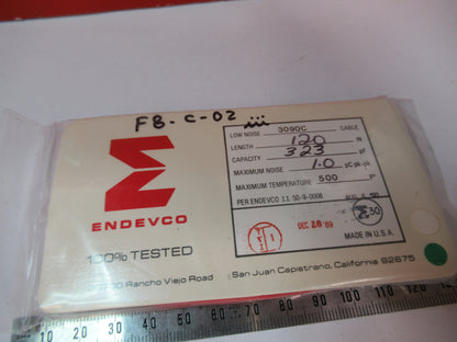 MEGGITT ENDEVCO 3090C LOW NOISE CABLE for ACCELEROMETER VIBRATION TEST F8-C-02
