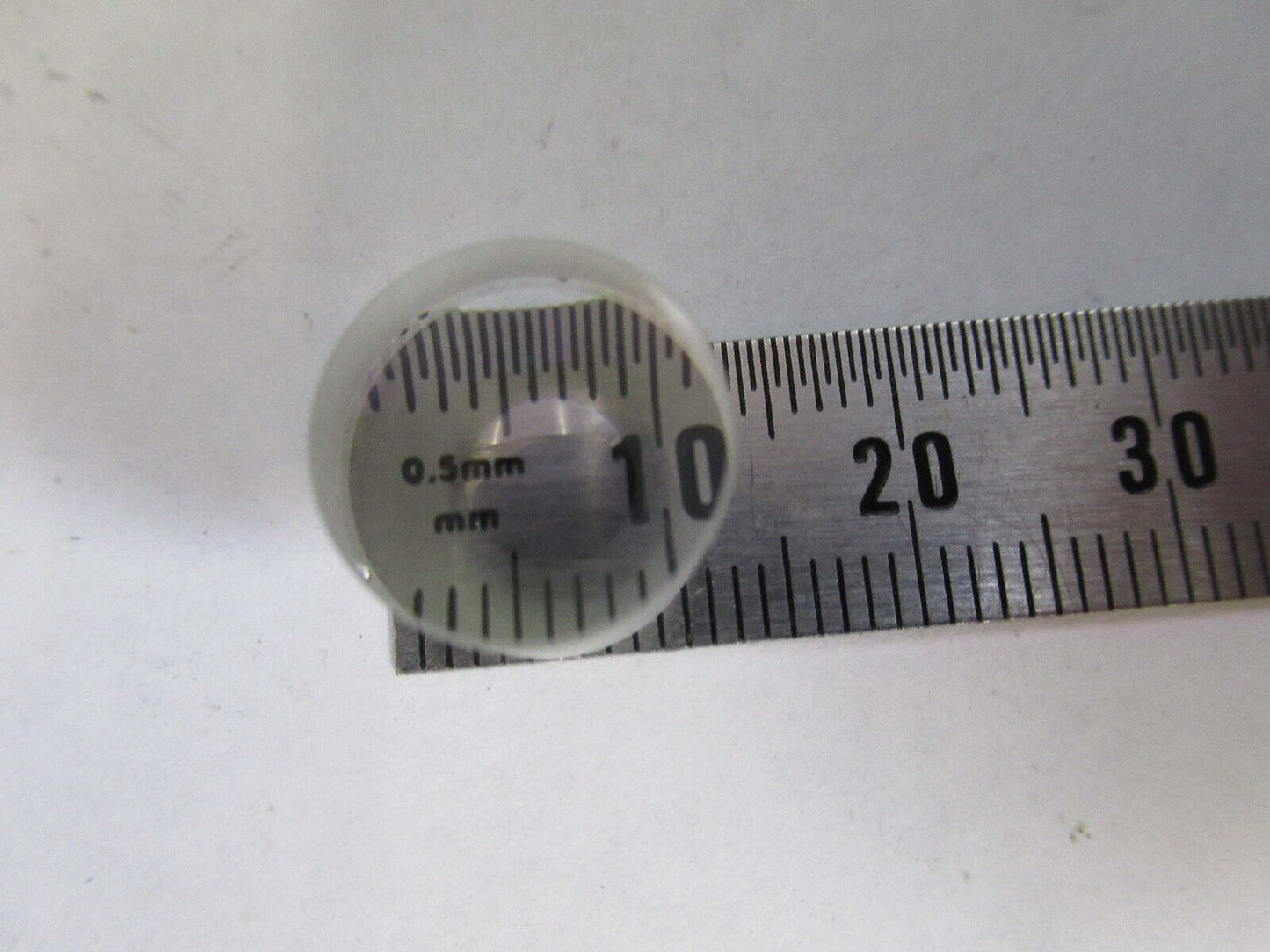 OPTICAL THICK LENS CONVEX CONCAVE CYLINDER OPTICS AS PICTURED &H3-B-56