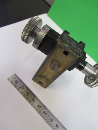 ERNST LEITZ STAGE SUPPORT ASSEMBLY MICROSCOPE PART AS PICTURED &R7-B-23x