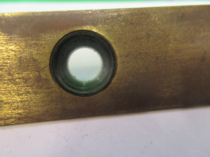 ANTIQUE BRASS HENRY CROUCH LONDON COMPRESSORIUM MICROSCOPE PART AS PIC &G2-A-70