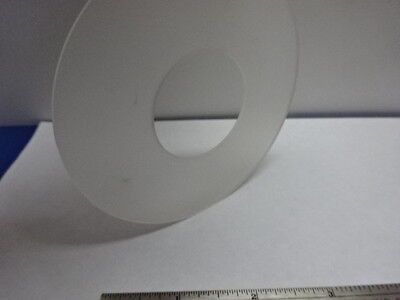 MICROSCOPE PART STAGE GLASS FROSTED REICHERT AUSTRIA OPTICS #83-02