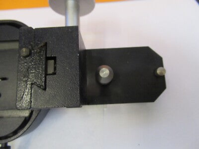 LEICA GERMANY DMRB CONDENSER HOLDER ASSEMBLY MICROSCOPE PART AS PICTURED 50-A-38