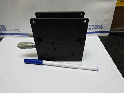 OPTICAL CHUO SEIKI STAGE MICROMETER LASER OPTICS AS IS #82-08-B