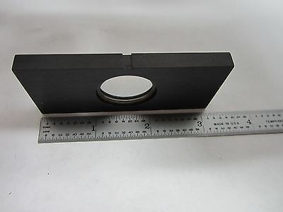 MICROSCOPE PART SLIDE COATED FILTER LEITZ GERMANY OPTICS AS IS BIN#S2-33