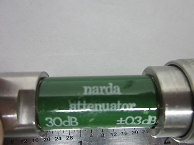 NARDA ATTENUATOR 771-30 30 dB GHz  RF MICROWAVE FREQUENCY BIN#F6-34